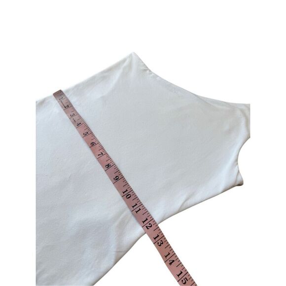 Abercrombie & Fitch Soft Collection White One Shoulder Bodysuit Size M - Picture 7 of 9